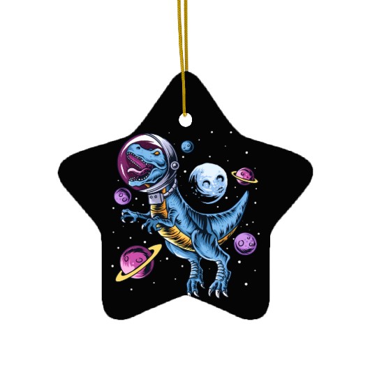 Dinosaur Astronauts Science Fiction Science Ceramic Ornaments