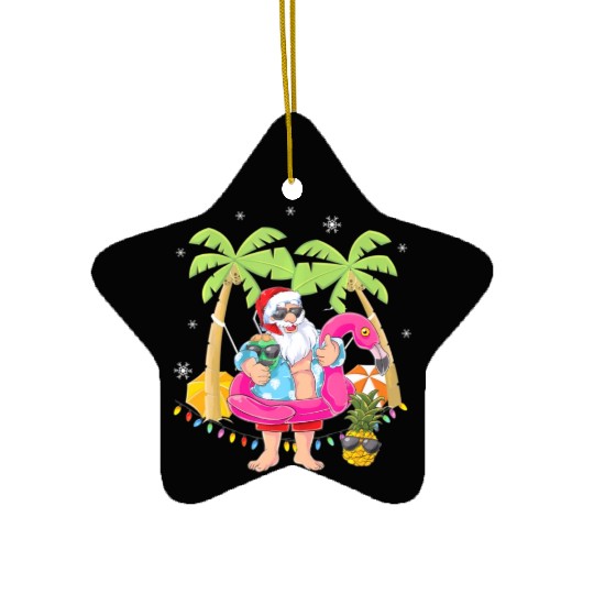 CHRISTMAS IN JULY Summer Xmas Decoration Ceramic Ornaments