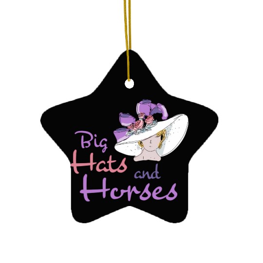 Big And Horses Derby Day Kentucky 2022-2023 Derby Ceramic Ornaments