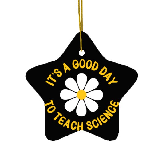 It'S A Day To Teach Science Teacher Appreciation D Ceramic Ornaments