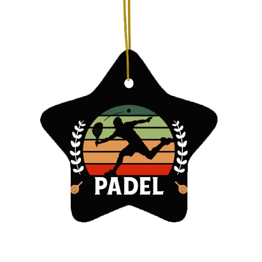 Padel Tennis Paddle Paddleball Padel Platform Ceramic Ornaments