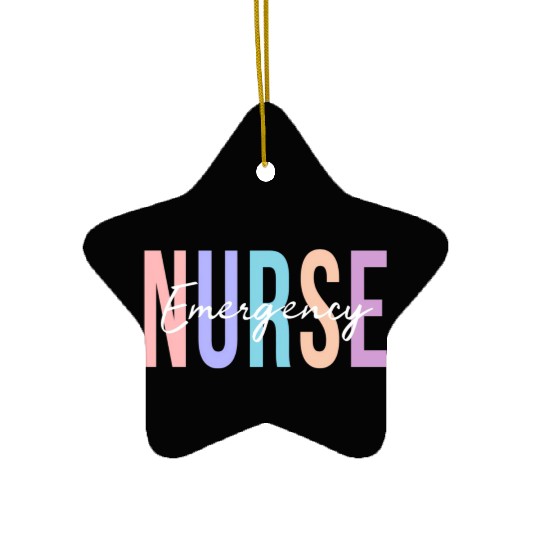 Er Nurse Emergency Room Nurse Registered Nurse Ceramic Ornaments