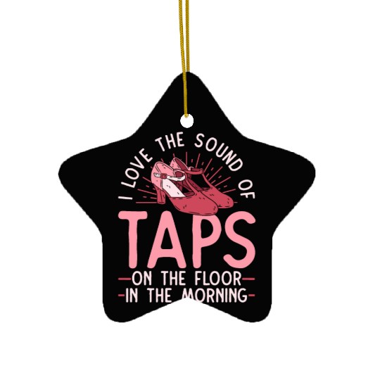 Tap Dance Tap Dancer Ceramic Ornaments