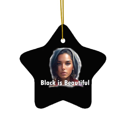 Black is Beautiful Ceramic Ornaments