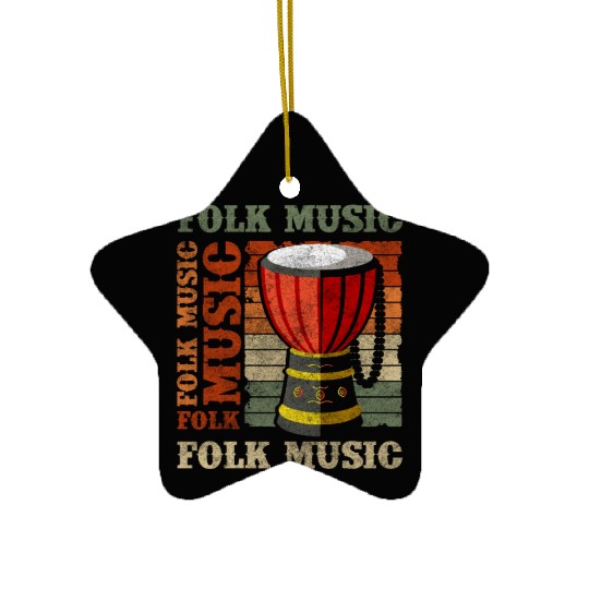 Music Brass Band Orchestra Folk Musicians Ceramic Ornaments