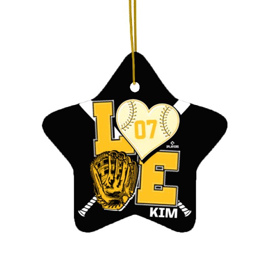 Ha Seong Kim Is Love San Diego Baseball Player Ceramic Ornaments