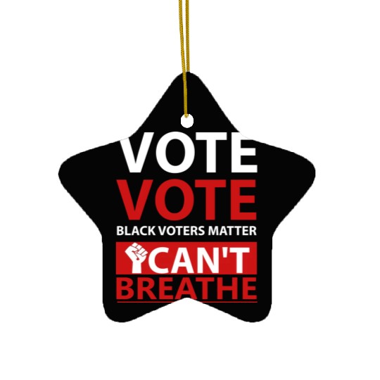 Black Voters Matter African Americ Ceramic Ornaments