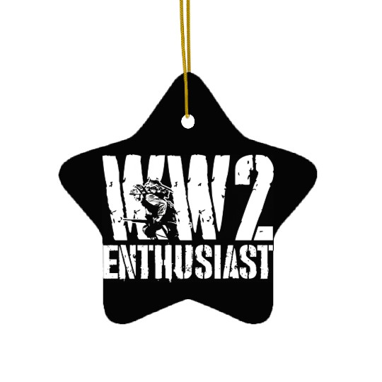 World War 2 WW2 Enthusiast Ceramic Ornaments