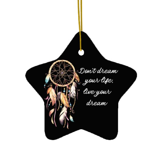 Dream Catcher Folk Ceramic Ornaments Native American Live