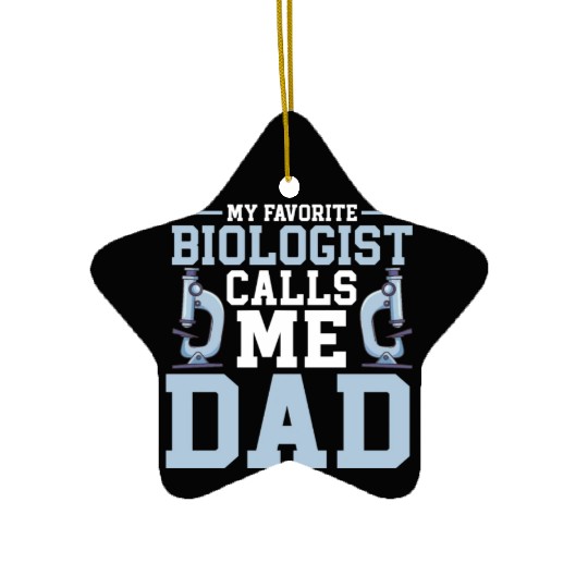 Biology Gift Biologist Ceramic Ornaments