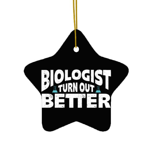 Biology Gift Biologist Ceramic Ornaments