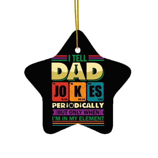 Father's Day is the best dad ever, Gifts for Dad. Ceramic Ornaments