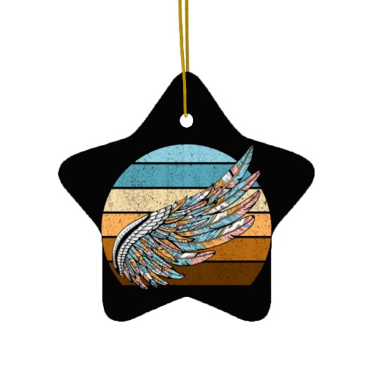 Falconry Bird Falcon Hunting Falconer Ceramic Ornaments