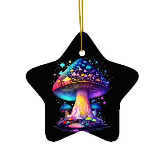 Mystical Fungi Ceramic Ornaments