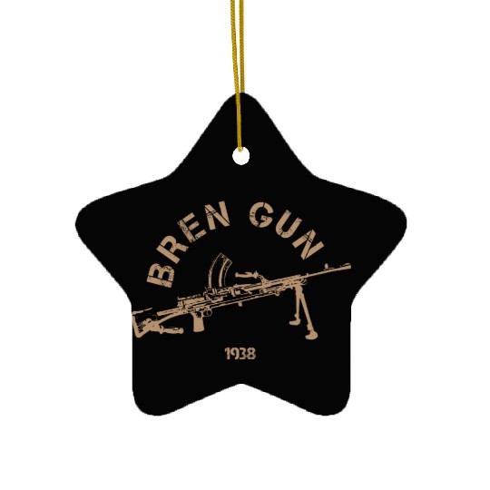 Bren Light Machine Gun | World War 2 Weapon Ceramic Ornaments