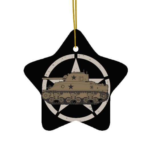 M4 Sherman | World War 2 Vehicle Ceramic Ornaments