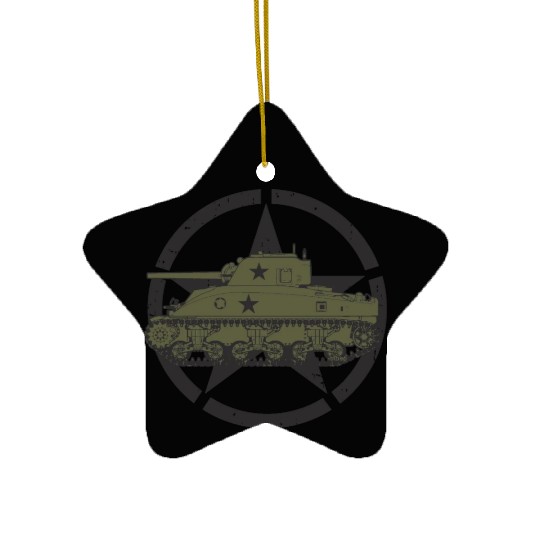 M4 Sherman | World War 2 Vehicle Ceramic Ornaments