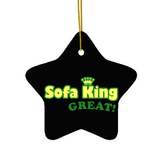 Sofa King Great red Ceramic Ornaments