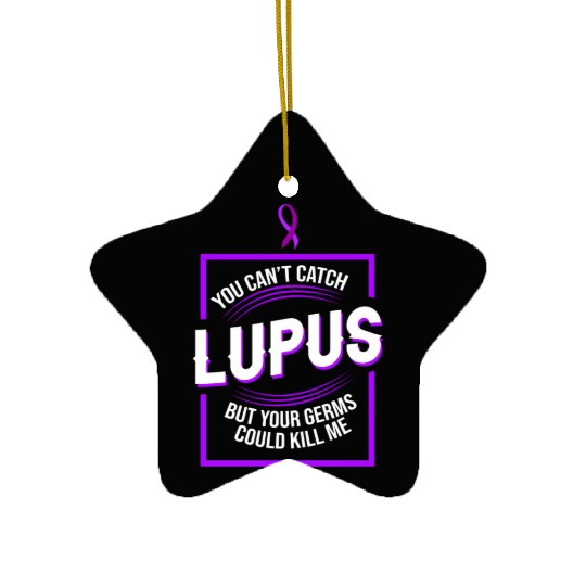 Lupus Catch Survivor Warrior Ceramic Ornaments
