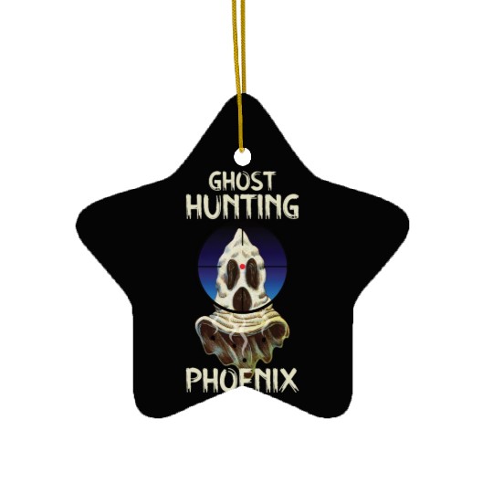 Paranormal Investigator Phoenix Ghost Hunter Ghost Ceramic Ornaments