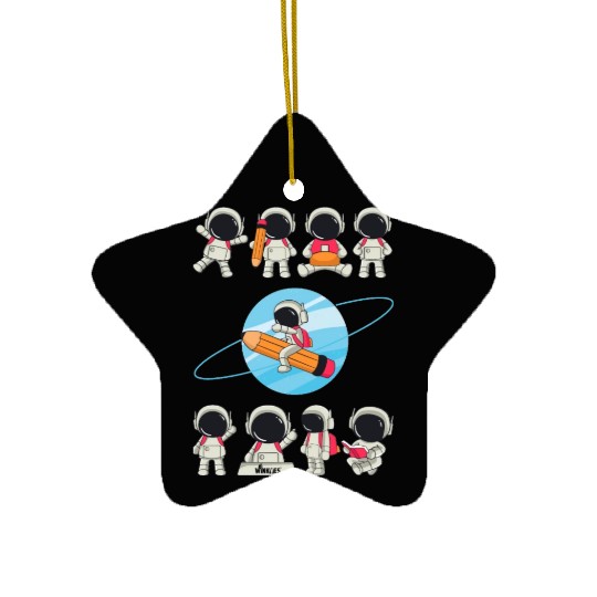WINKYES - Funny Astronauts Ceramic Ornaments