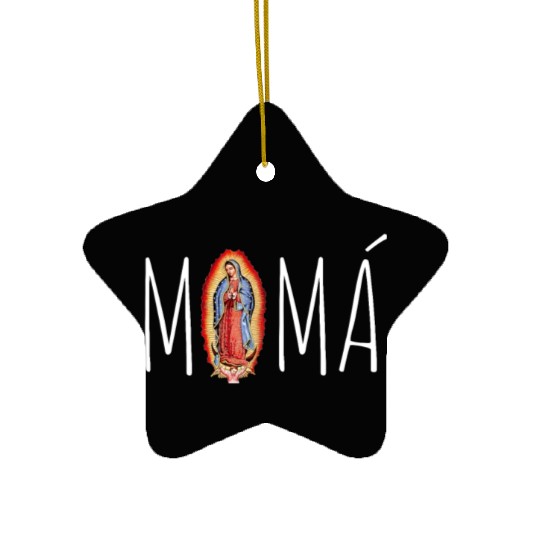 Our Lady Of Guadalupe Virgin Mary Ceramic Ornaments