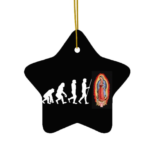 Our Lady Of Guadalupe Virgin Mary Ceramic Ornaments