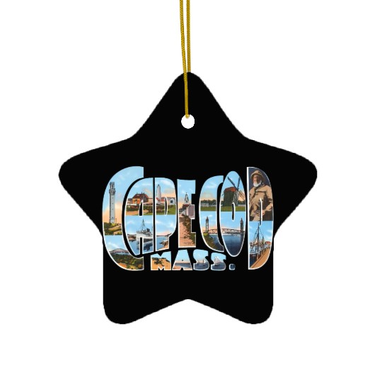 Cape Cod Massachusetts Ma Ceramic Ornaments