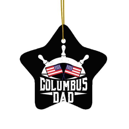 Christopher Columbus Italian American Columbus Day Ceramic Ornaments