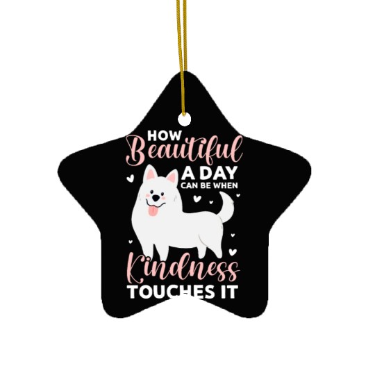 How Beautiful A Day Can Be, Great Pyrenees Ceramic Ornaments