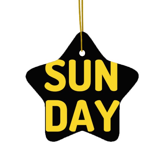 DESIGNSummer Sunday stars Ceramic Ornaments