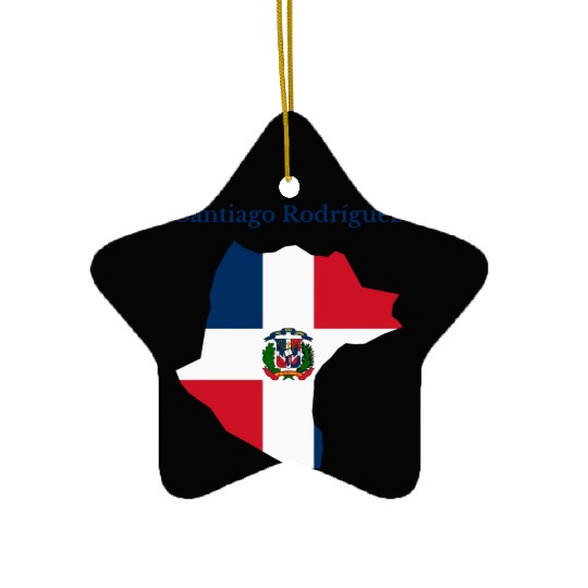 Santiago Rodriguez Province Dominican Republic Ceramic Ornaments