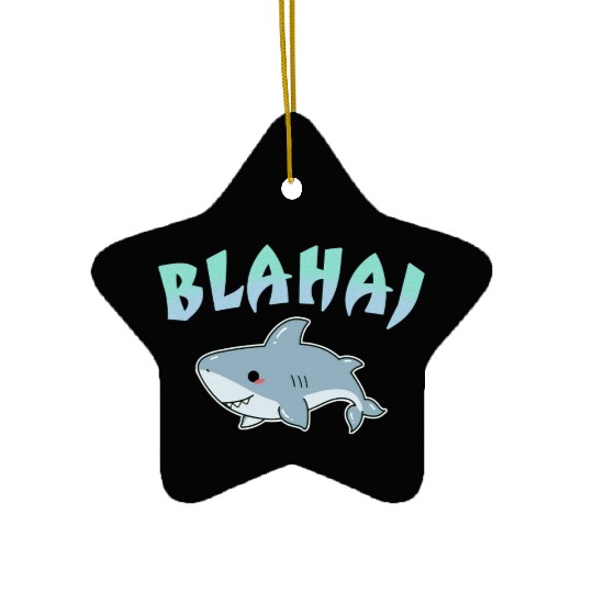 Blåhaj - Blahaj Love is Love LGBTQ + Pride Anime Ceramic Ornaments