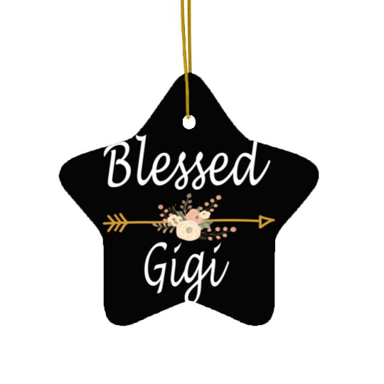 Blessed Gigi Mothers Day Ceramic Ornaments
