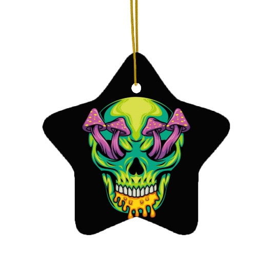 Mysterious skull Ceramic Ornaments