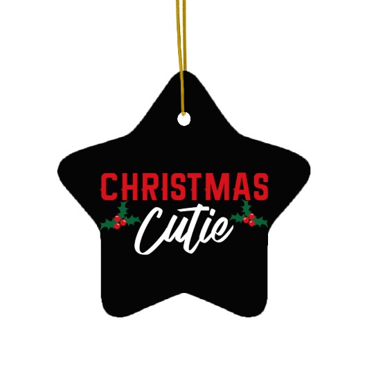 Christmas Lover Xmas X Mas Santa Claus Ceramic Ornaments