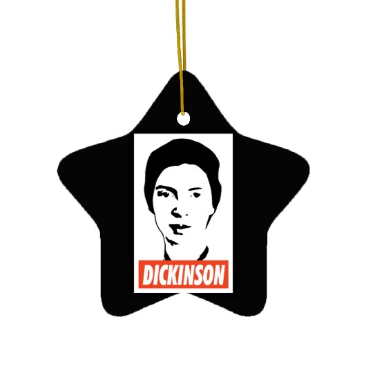 Emily Dickinson Ceramic Ornaments