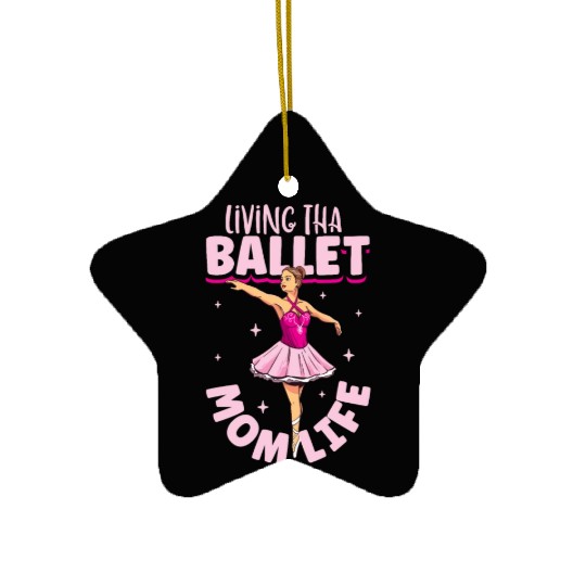 Ballet Ballerina Dance Dancer Dancing Ballet Gift Ceramic Ornaments