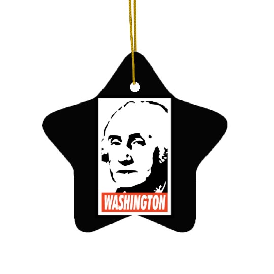 George Washington Ceramic Ornaments