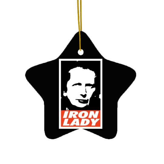 Iron Lady Margaret Thatcher Ceramic Ornaments