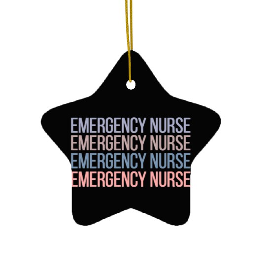 Er Nurse Emergency Room Nurse Registered Nurse Ceramic Ornaments