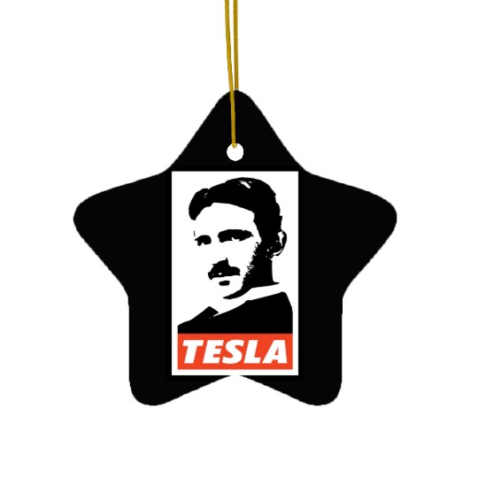 Nikola Tesla Ceramic Ornaments