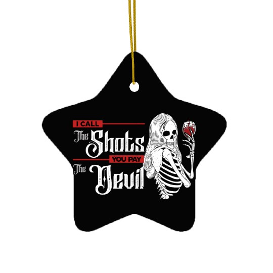 Order Shots & Pay Devil Ceramic Ornaments