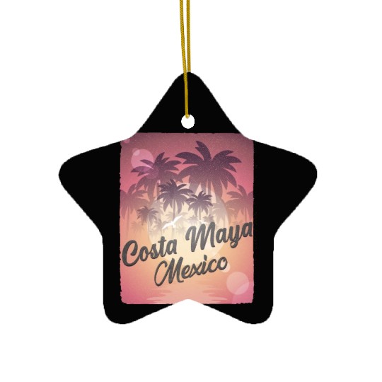 Costa Maya Mexico Ceramic Ornaments