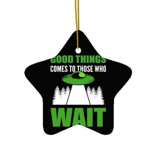 Those Who Wait Hopeful Person Gift Ceramic Ornaments