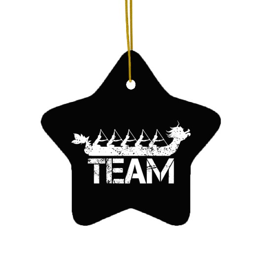 Dragon Boat Racing Team Ceramic Ornaments
