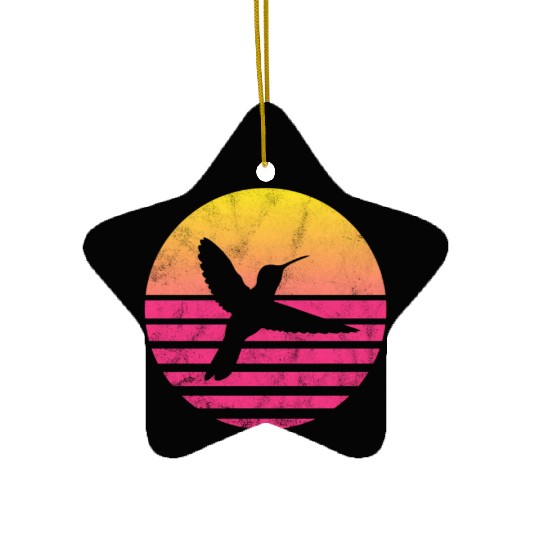 Hummingbird Ceramic Ornaments
