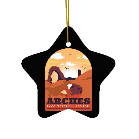 Arches National Park Ceramic Ornaments