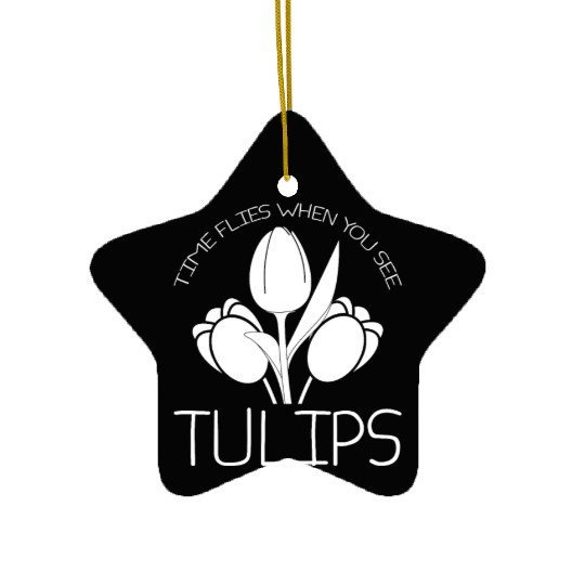 Tulip Gardening Tulips Ceramic Ornaments