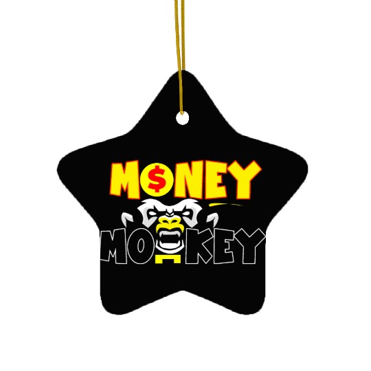 MonEy Monkey Ceramic Ornaments